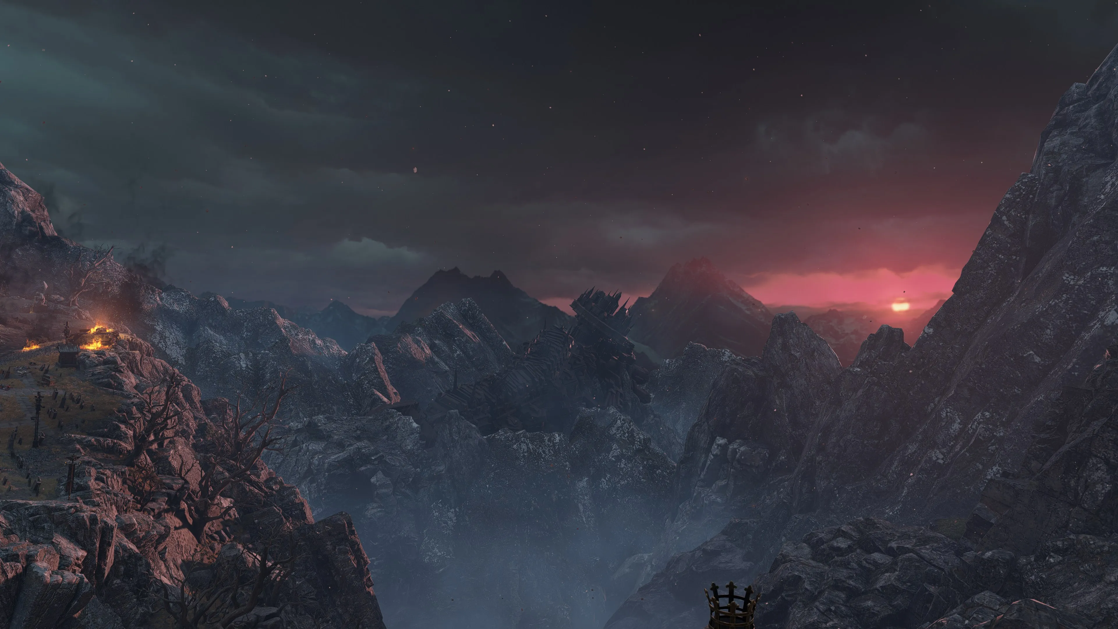 战锤 太空船 电子 游戏 艺术 山脉 屏幕截图 4K壁纸