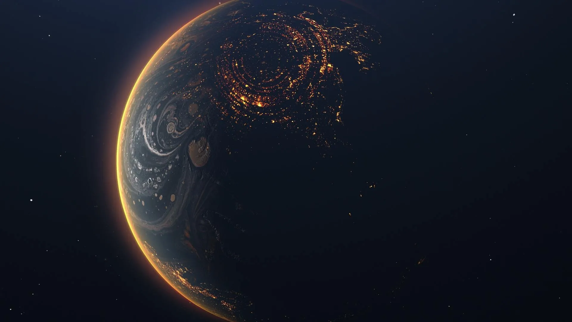 空间 行星 空间艺术 AI艺术 电脑壁纸 4K壁纸