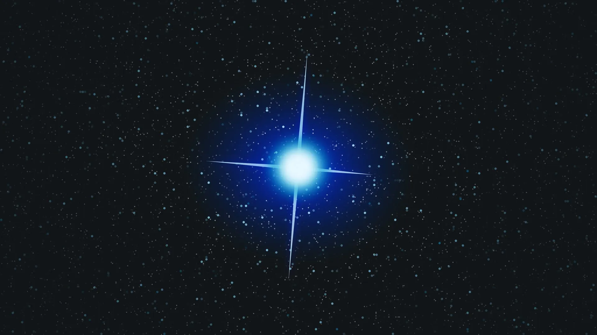 蓝色 星星 星空 天狼星 电脑贴纸 8 K贴纸