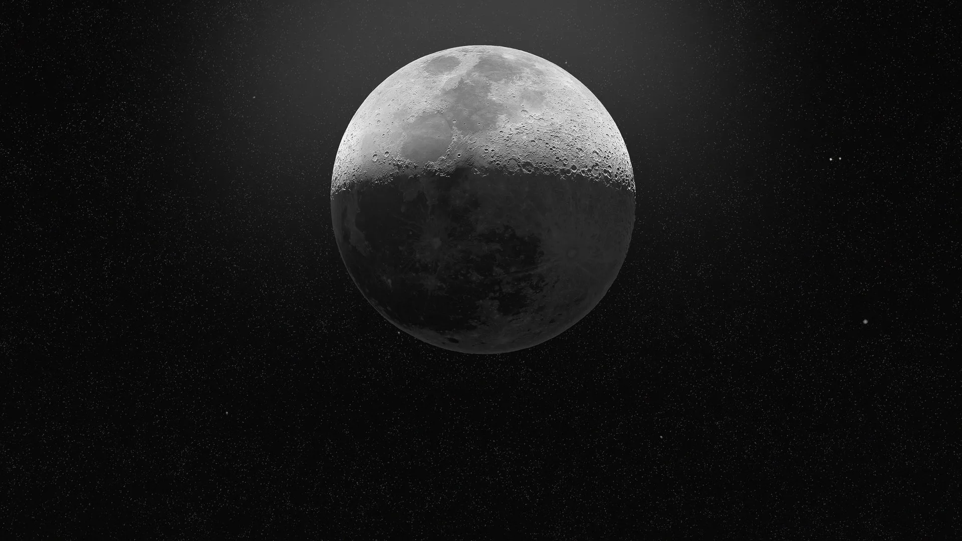 太空 月球 单色 太空艺术